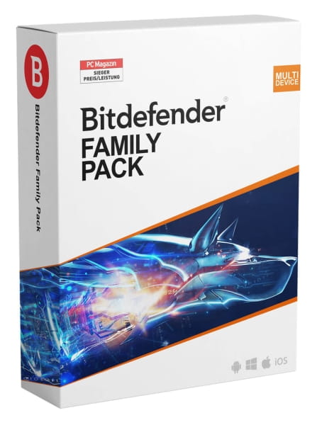 Bitdefender Family Pack 15 Geräte 1 Jahr