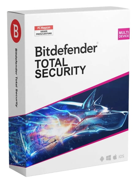 Bitdefender Total Security 10 Geräte 1 Jahr